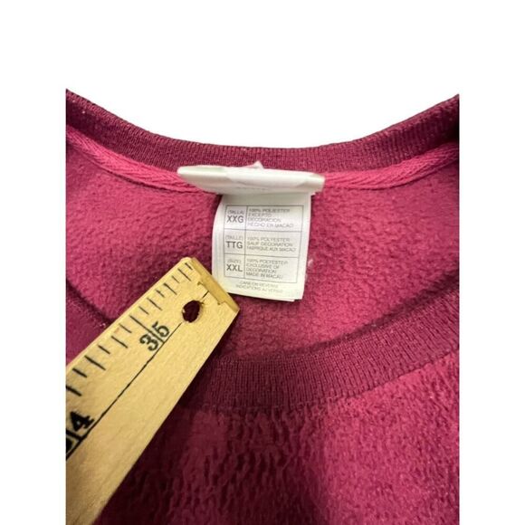 90s Winnie the Pooh Red Crewneck Sweater Sz XXL Unisex - Picture 6 of 8